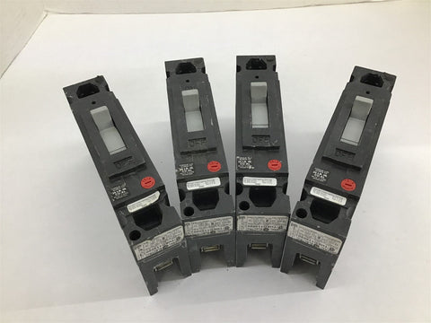 General Electric THED113020 Circuit Breaker W/ Trip 20 AMP 277 VAC Lot Of 4