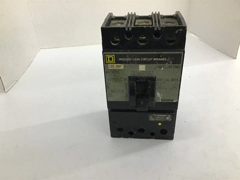 Square D KAL36225 Ser. 2 Molded Case Circuit Breaker 225 AMP