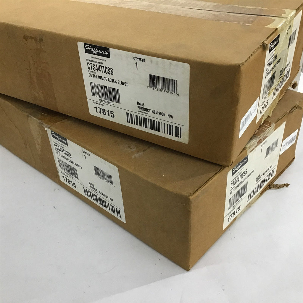Hoffman CTS44TICSS 90 Tee Inside Cover Sloped Lot Of 2