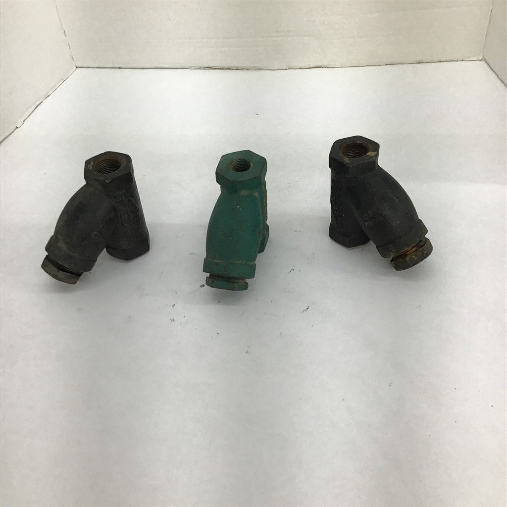 KECKLEY Style B Strainer Valve Lot Of 3