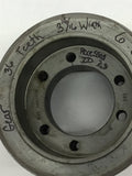P36 14M 3 14/16 Width 36 Teeth 6.8 OD 3.7 ID 2.3 Recessed ID Pulley