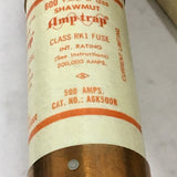 Shawmut A6K500R Amp-Trap Fuse Lot Of 2