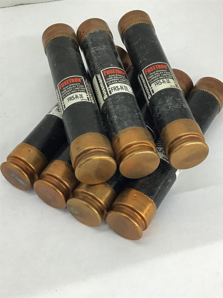 Bussmann Fusetron FRS-R-35 Fuse 35 Amp Lot Of 7 – BME Bearings and Surplus