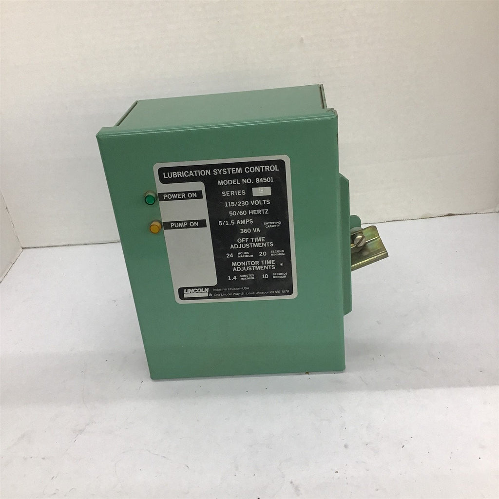 Lincoln 84501 Lubrication System Control 115/230 V 50/60 Hz