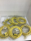 Brad Harrison 103002A01F120 Male Straight Connector 12" 16/3 AWG PVC Lot Of 6