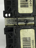 Allen-Bradley 100-A09ND3 Ser. B Contactor Lot of 2 W/ 199-MCA1 Ser. A Interlock
