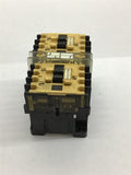 Allen-Bradley 100-A09ND3 Ser. B Contactor Lot of 2 W/ 199-MCA1 Ser. A Interlock