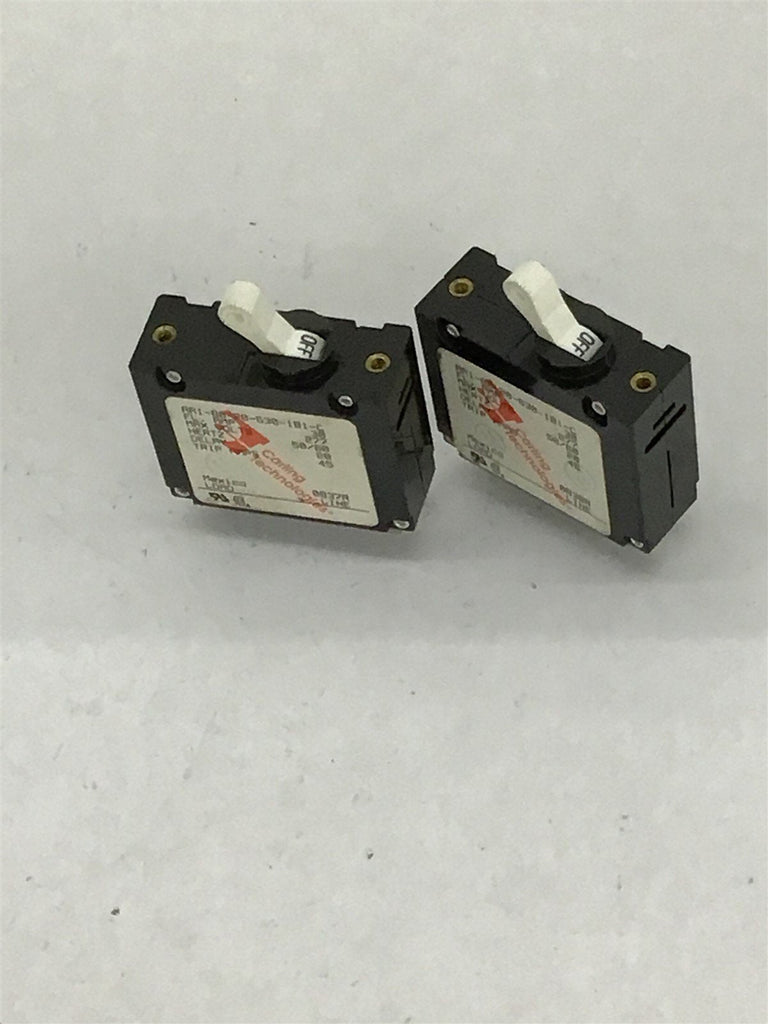 Carling Technologies AA1-B0-20-630-181-C Panel Mount Circuit Breaker Lot Of 2