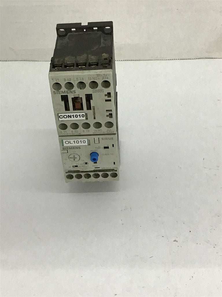 Siemens 3RB20161PB0 W/ 3RT1016-1BB41 Motor Starter