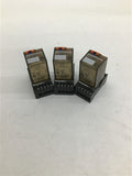 Schrack MT321024 Multimode Relay 10A 250 Volt Lot Of 3