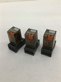 Schrack MT321024 Multimode Relay 10A 250 Volt Lot Of 3