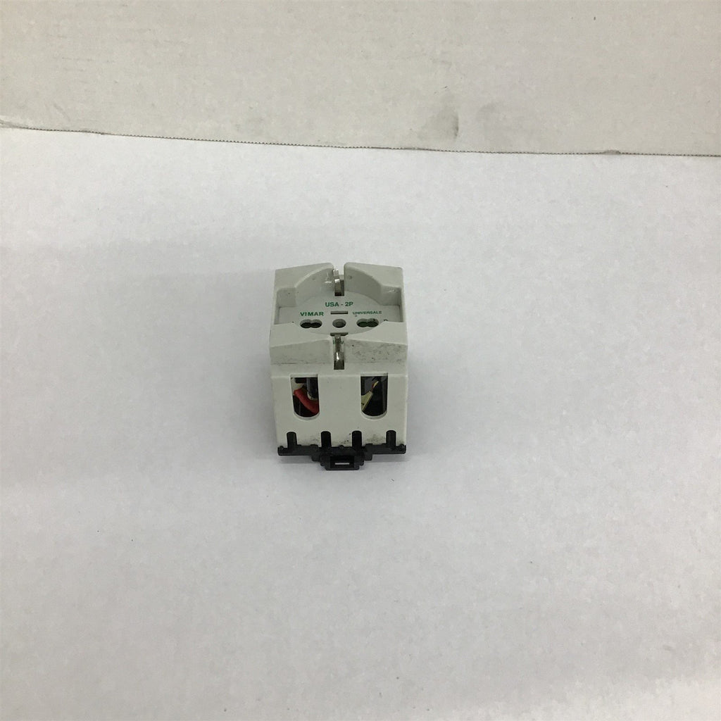 VIMAR USA-2P Universale 230 Volt Receptacle Din Rail Mount