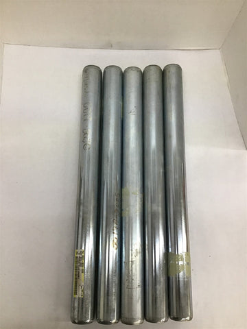 20" Conveyor Secondary Roller MULL-0019-3005 Od Ram 1 1/8" Lot of 5
