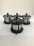 LIN-ACT STTC-2.00X1.50-2-B Pneumatic Cylinder Lot Of 4