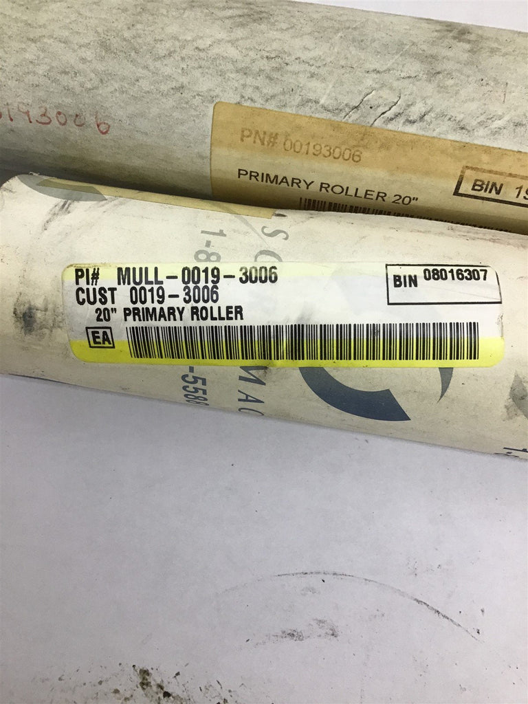 Conveyor Primary Roller 20" MULL-0019-3006 Lot Of 2