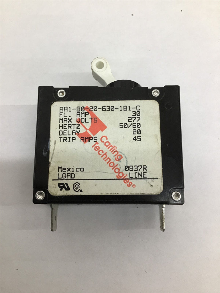 Carling Technologies AA1-80-20-630-181-C 30 AMP Circuit Brekaer