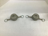 Hose Cap ID 1.3" Lot Of 2