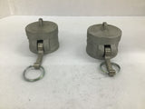Hose Cap ID 1.3" Lot Of 2
