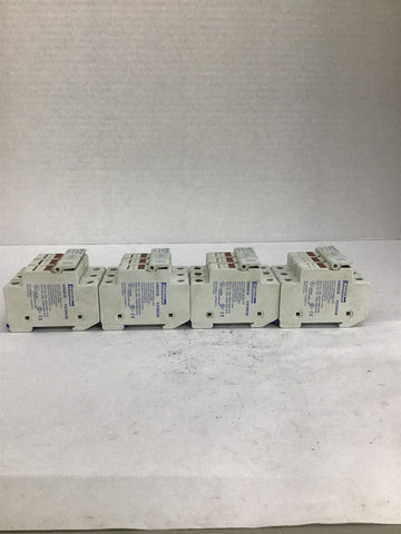 Ferraz Shawmut USCC31 Y218038 30 Amp 600 Volts Fuse Holder Lot Of 4
