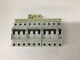 Siemens (3) 3 Pole D20 Amp Breakers And (1) D4 Amp Breakers