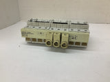 Siemens (3) 3 Pole D20 Amp Breakers And (1) D4 Amp Breakers