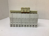 Siemens (3) 3 Pole D20 Amp Breakers And (1) D4 Amp Breakers