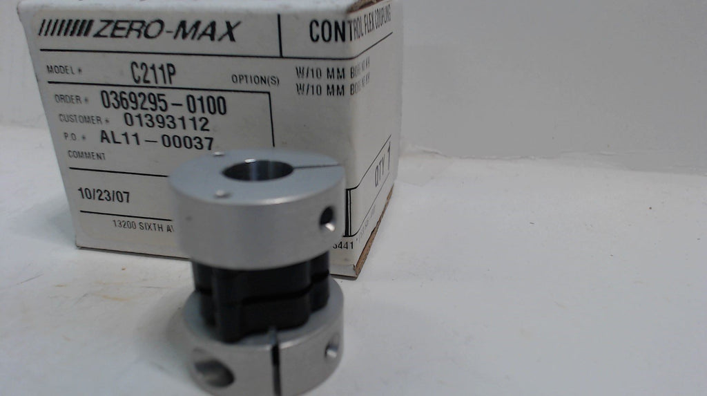 ZERO-MAX CONTROL FLEX COUPLINB - C211P - 10MM - NEW