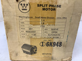 Westinghouse 6K948 AC Motor 1/4HP 115V 1725RPM 48YF 5.8AMP 60HZ