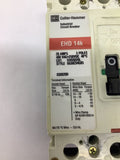 Cutler-Hammer EHD3020L Circuit Breaker 20A 3 Pole 480VAC 250VDC