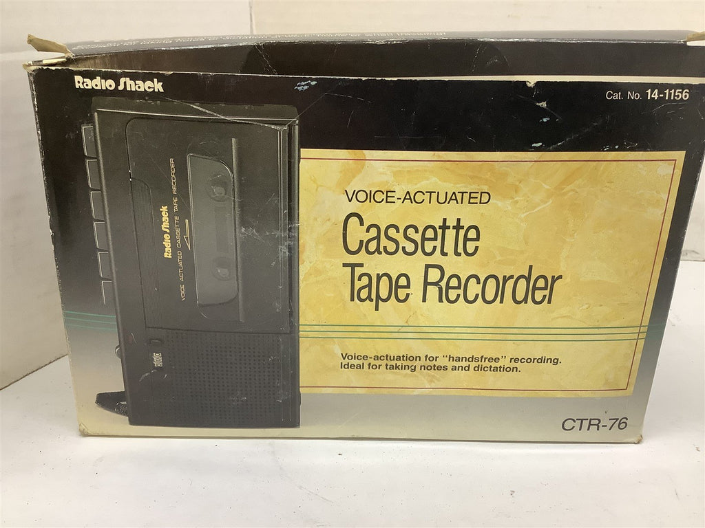 Vintage Radio Shack CTR76 VoiceActuated Cassette Tape Recorder BME Bearings and Surplus
