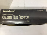 Vintage Radio Shack CTR-76 Voice-Actuated Cassette Tape Recorder