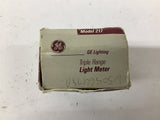 GE Lighting Model 217 Triple Range Light Meter