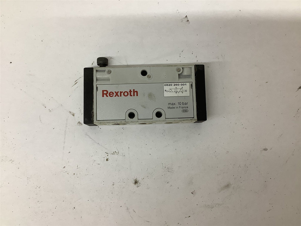 Rexroth 0820 260 001 10 Bar Valve – BME Bearings and Surplus