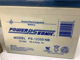 Power Sonic PS-12350-NB 12V 35AMP Sealed Rechargeable Battery