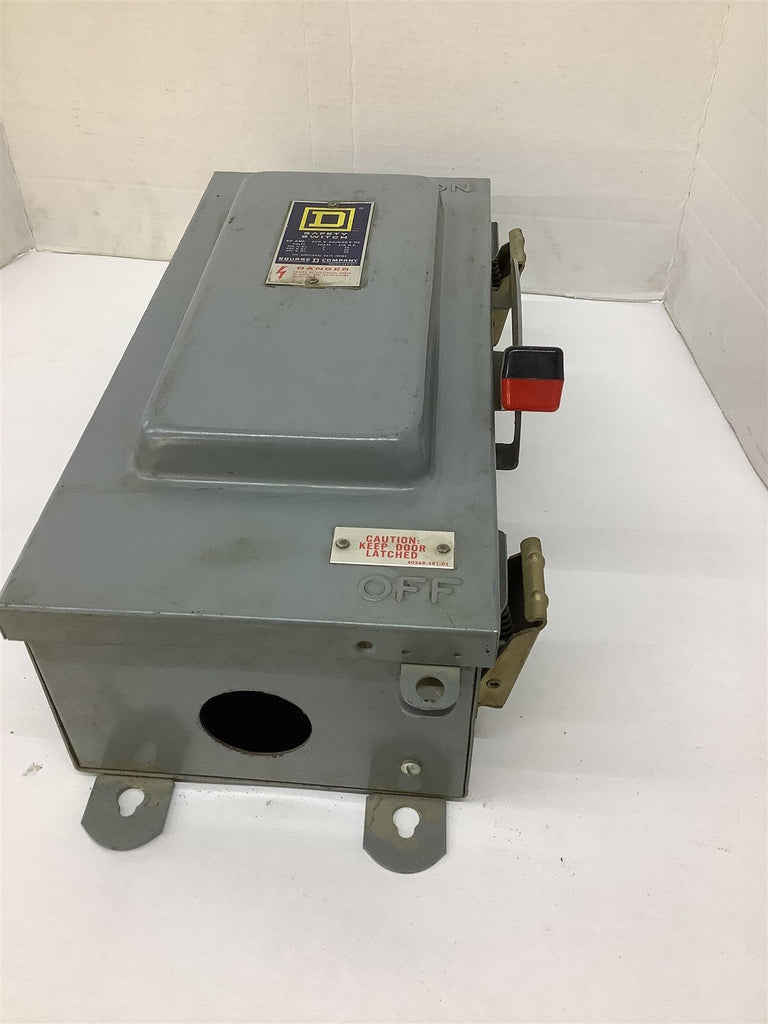 Square D HU-362AWK Safety Switch 7" W x 16" T x 5" L