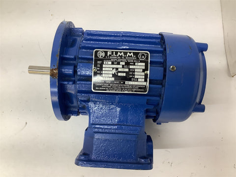 FIMM 4PE71 AC Motor .37KW 280/480V 1680RPM 3PH
