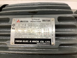 TECO 3A145C6001 AC Motor 1HP 230/460V 1160RPM 60HZ 6P TEFC 145T