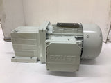 Lenze EN60034 MDEMAXX080-32C1V Motor 0.75kW 460V 1720RPM 60Hz W/ Gear Reducer