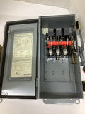 Square D HU-362-AWK Heavy Duty Safety Switch 60 Amp 600 V