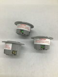 Pass & Seymour L-16-20 20 Amp 480 Volt Flanged female Receptacle Lot Of 3