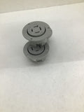 Pass & Seymour L-16-20 20 Amp 480 Volt Flanged female Receptacle Lot Of 3