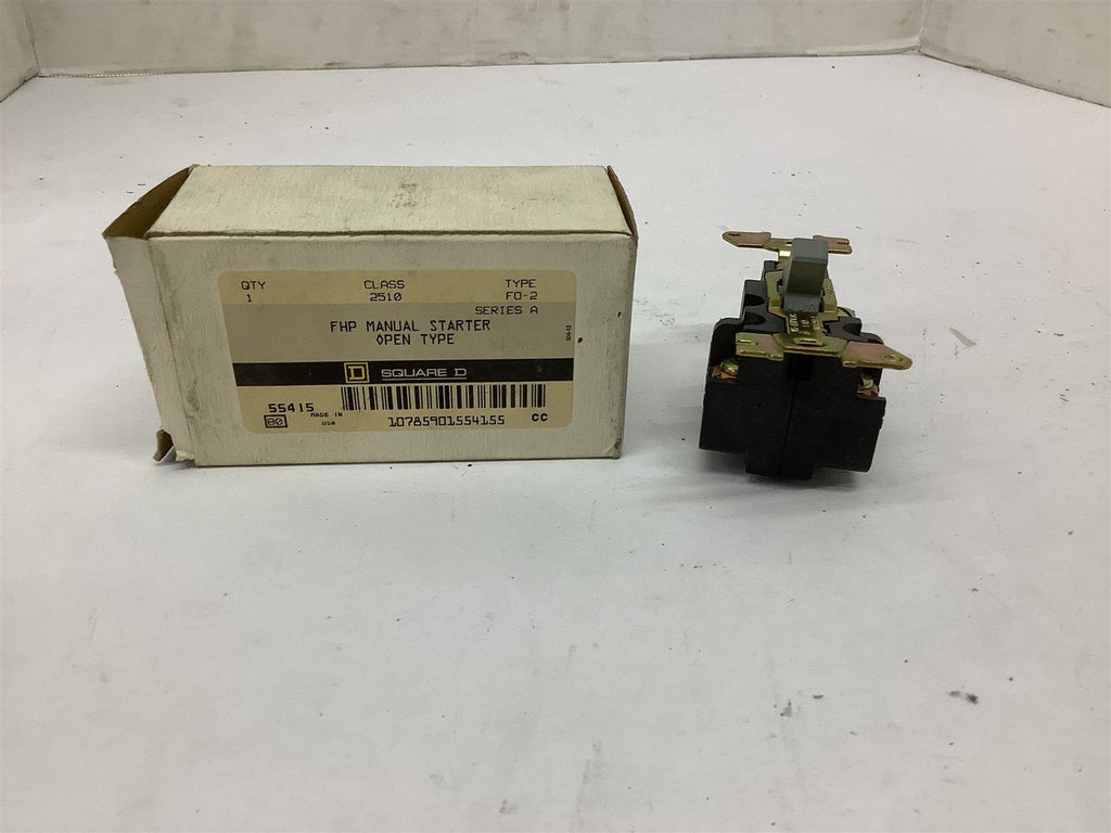 Square D Class 2510 Type FO-2 Ser. A Manual Starter