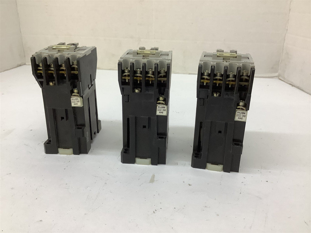Allen-Bradley 100-A09NZ*3 Ser. B Contactor 24VDC Coil Lot Of 3