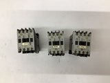 Allen-Bradley 100-A09NZ*3 Ser. B Contactor 24VDC Coil Lot Of 3