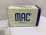 MAC 82A-BC-000-TM-DFFP-1DA Solenoid Valve 24 Vdc 2.4 Watts 25-150 PSI