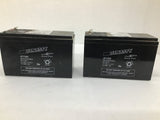 Johnson Controls JC1265 Rechargeable Battery Lot Of 2