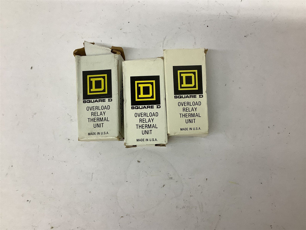 Square D B56 Overload Relay Thermal Unit Lot Of 3
