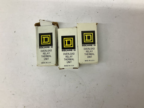 Square D B56 Overload Relay Thermal Unit Lot Of 3