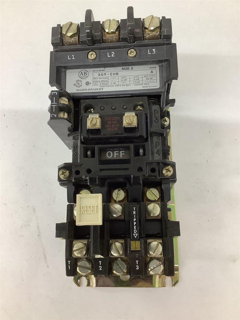Allen Bradley 509-COD Size 2 Series A 115/120V Coil