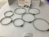 Breeze Hose Clamps 4 7" 3 5" Lot Of 7